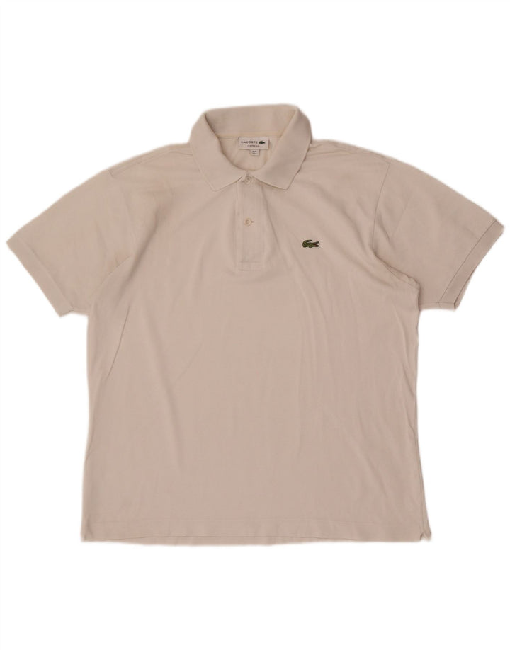 Tricou polo Lacoste Classic Fit pentru bărbați, mărimea 5, mare, alb
