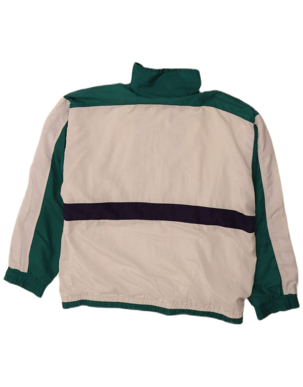 Jachetă de trening pentru bărbați COSMOS UK 16, mare, alb, color block