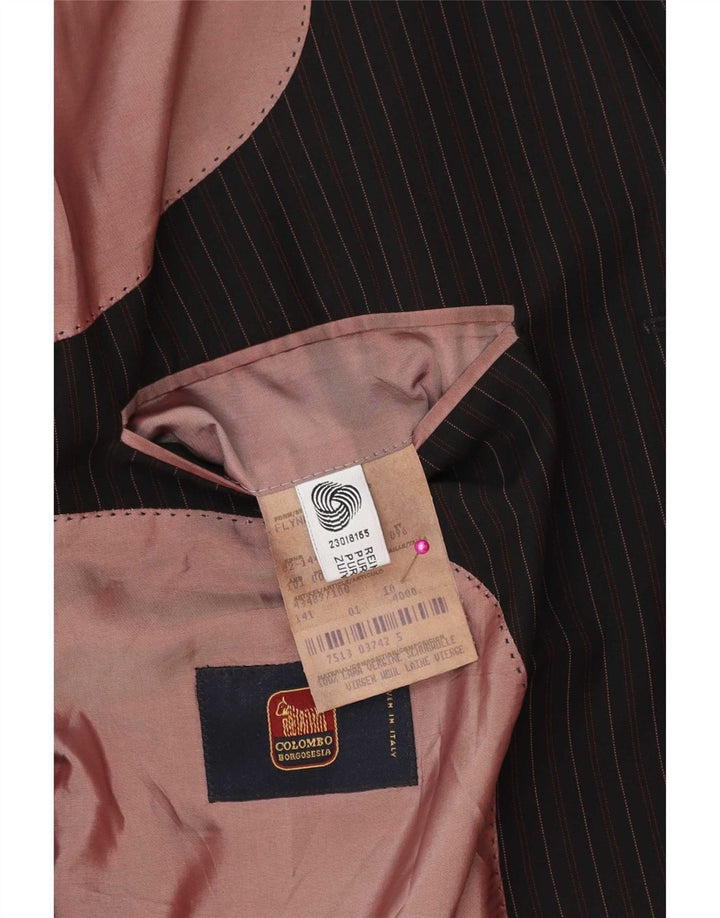 Blazer pentru bărbați Hugo Boss, cu 3 nasturi, IT 52 XL, lână neagră, clasică