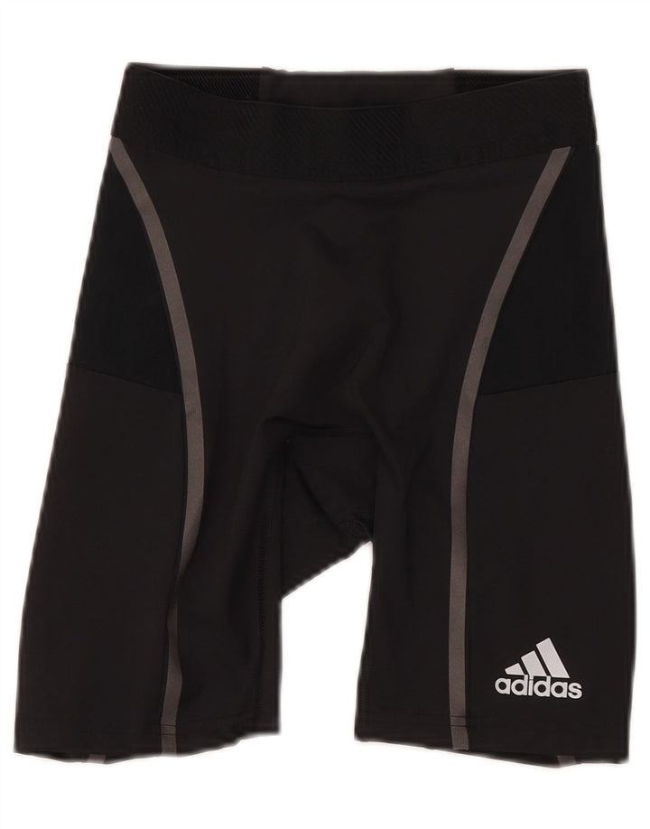 Pantaloni scurți sport Aeroready Adidas pentru bărbați, poliester negru mic
