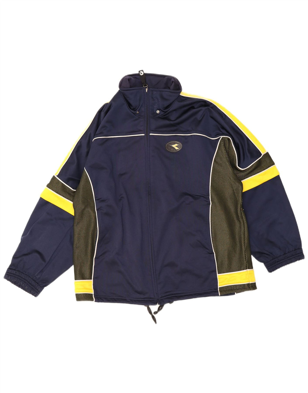Jachetă de trening Diadora pentru bărbați UK 38 Medium Bleumarin Colorblock