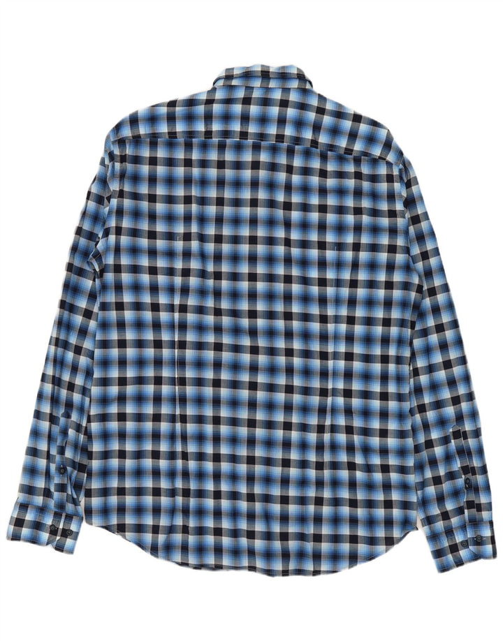 Cămașă pentru bărbați Hugo Boss Stretch Regular Fit, mare, albastru, din bumbac
