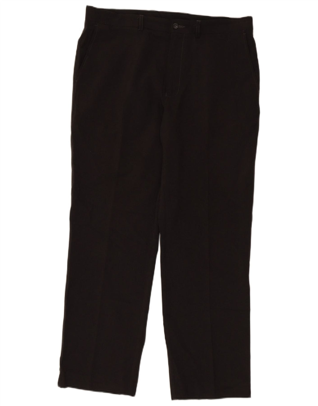 Pantaloni chino drepți pentru bărbați Marks & Spencer L36 L31 poliester gri