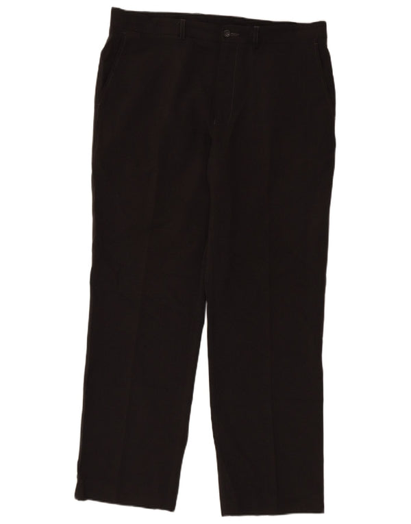 Pantaloni chino drepți pentru bărbați Marks & Spencer L36 L31 poliester gri