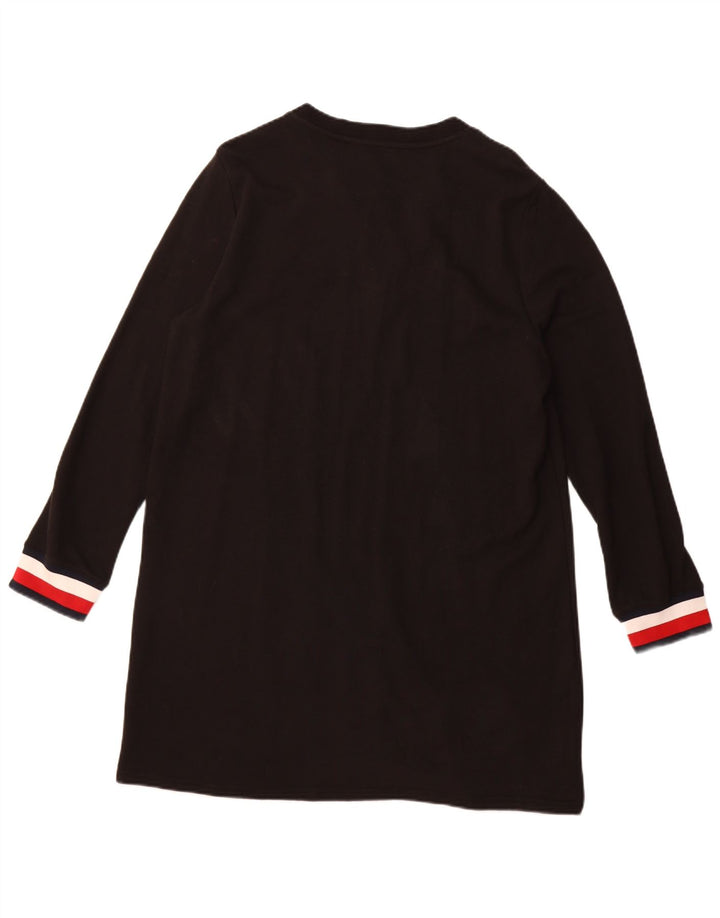 TOMMY HILFIGER rochie pulover pentru femei, UK 18 XL, bumbac negru