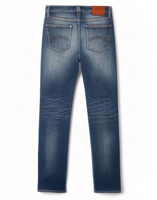 Blugi drepti pentru femei Tommy Hilfiger W28 L32 Bumbac albastru