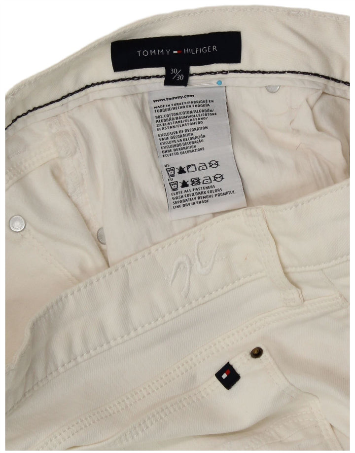TOMMY HILFIGER Blugi Bootcut pentru Damă W30 L30 Bumbac Alb
