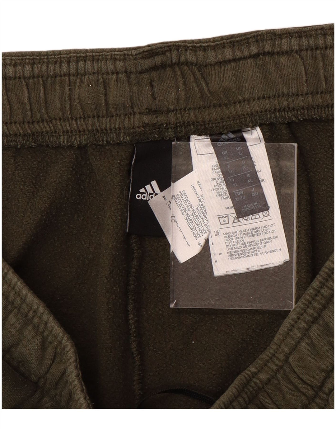 Pantaloni de trening pentru bărbați ADIDAS Pantaloni de jogging XL Kaki Bumbac