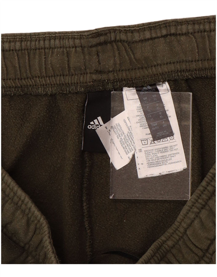 Pantaloni de trening pentru bărbați ADIDAS Pantaloni de jogging XL Kaki Bumbac