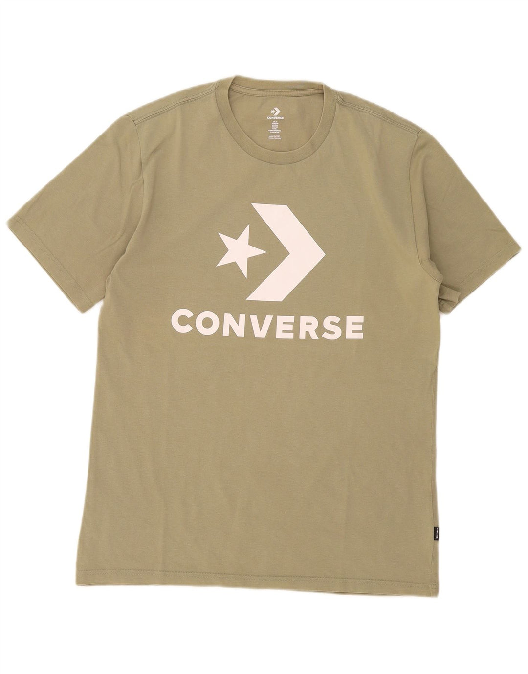 Tricou grafic Converse pentru bărbați Top Medium Khaki Bumbac