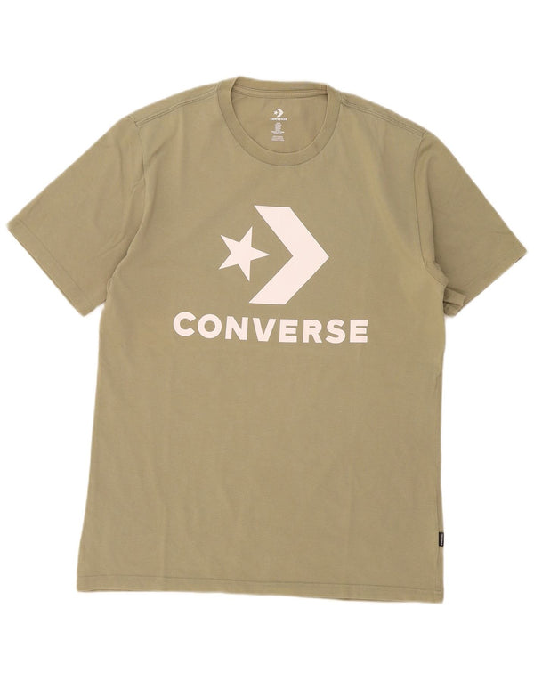 Tricou grafic Converse pentru bărbați Top Medium Khaki Bumbac