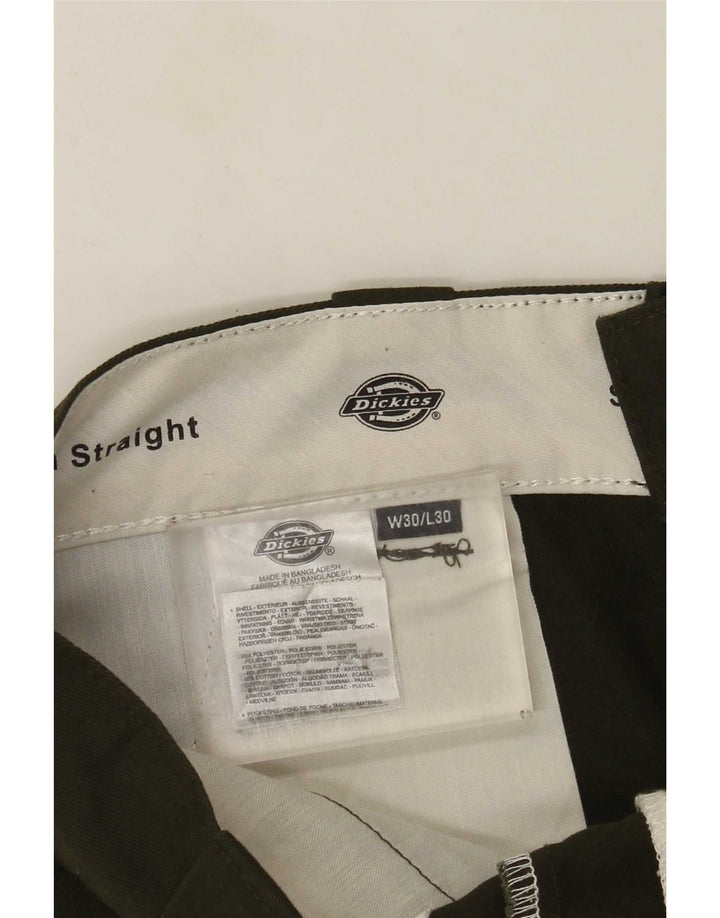 Pantaloni chino drepți pentru bărbați Dickies L30 L30 Poliester verde