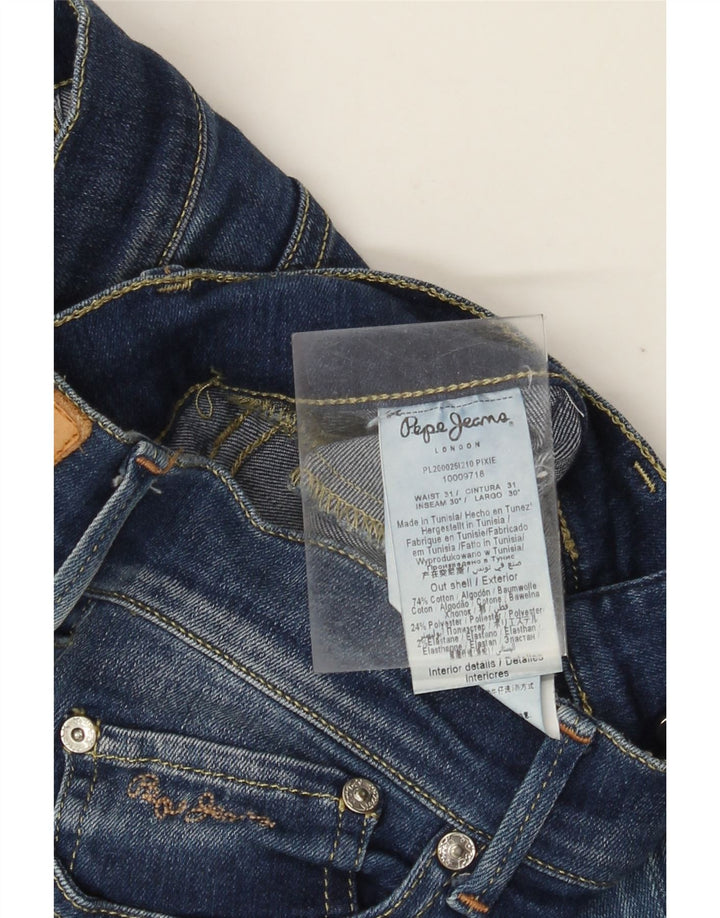 Blugi skinny pentru femei PEPE Jeans W31 L30 Bumbac albastru
