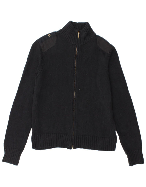 Pulover cardigan militar pentru femei Ralph Lauren UK 12, mediu, bleumarin, bumbac