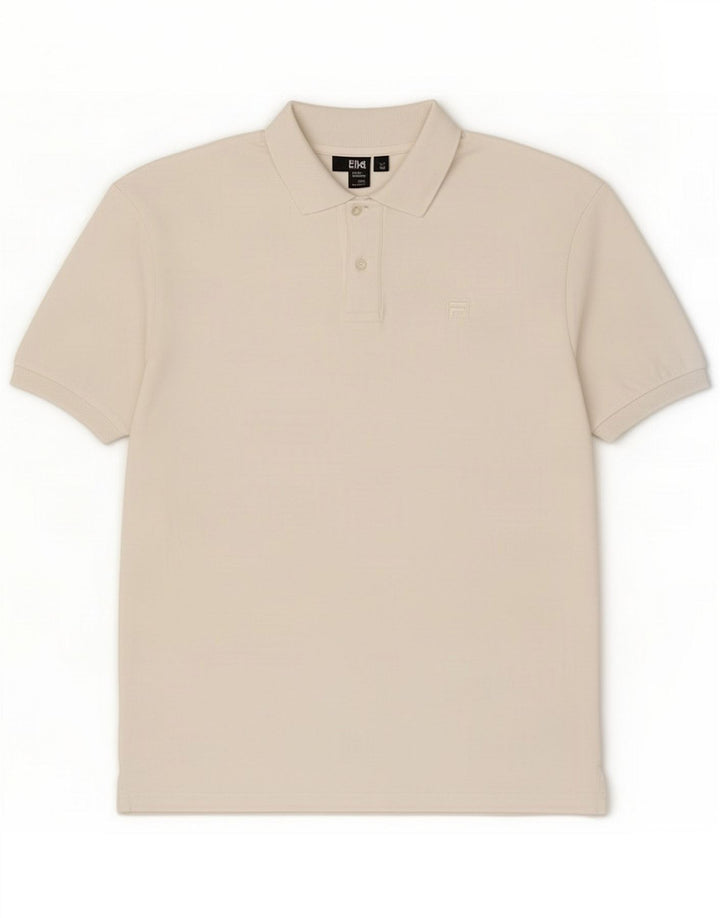 Fila Mens Polo Shirt Large White