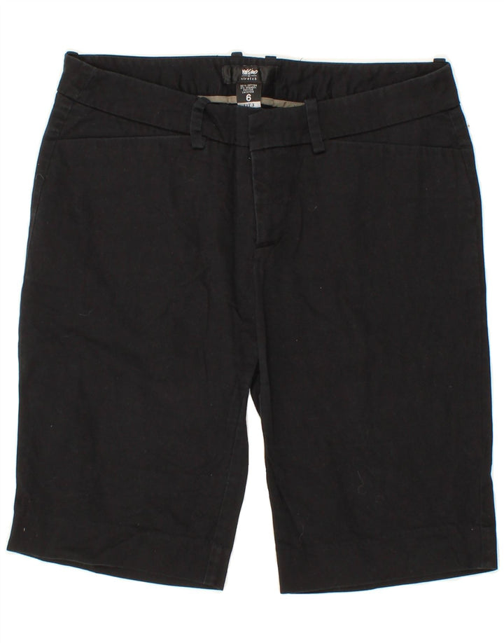 MOSSIMO Womens Casual Shorts US 6 Medium W30 Black Cotton Vintage Mossimo and Second-Hand Mossimo from Messina Hembry 