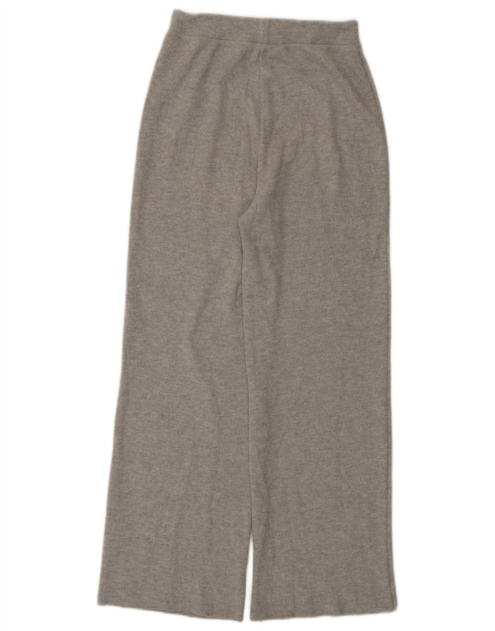 Pantaloni de trening Zara pentru femei UK 8 Mici, gri poliester cu pete