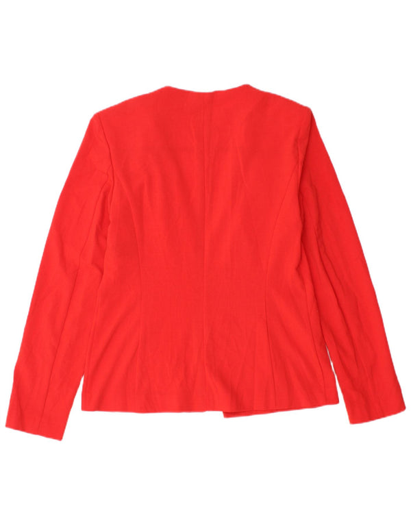 Jachetă pentru femei Marks & Spencer Open Blazer UK 10 Small Red Poliester