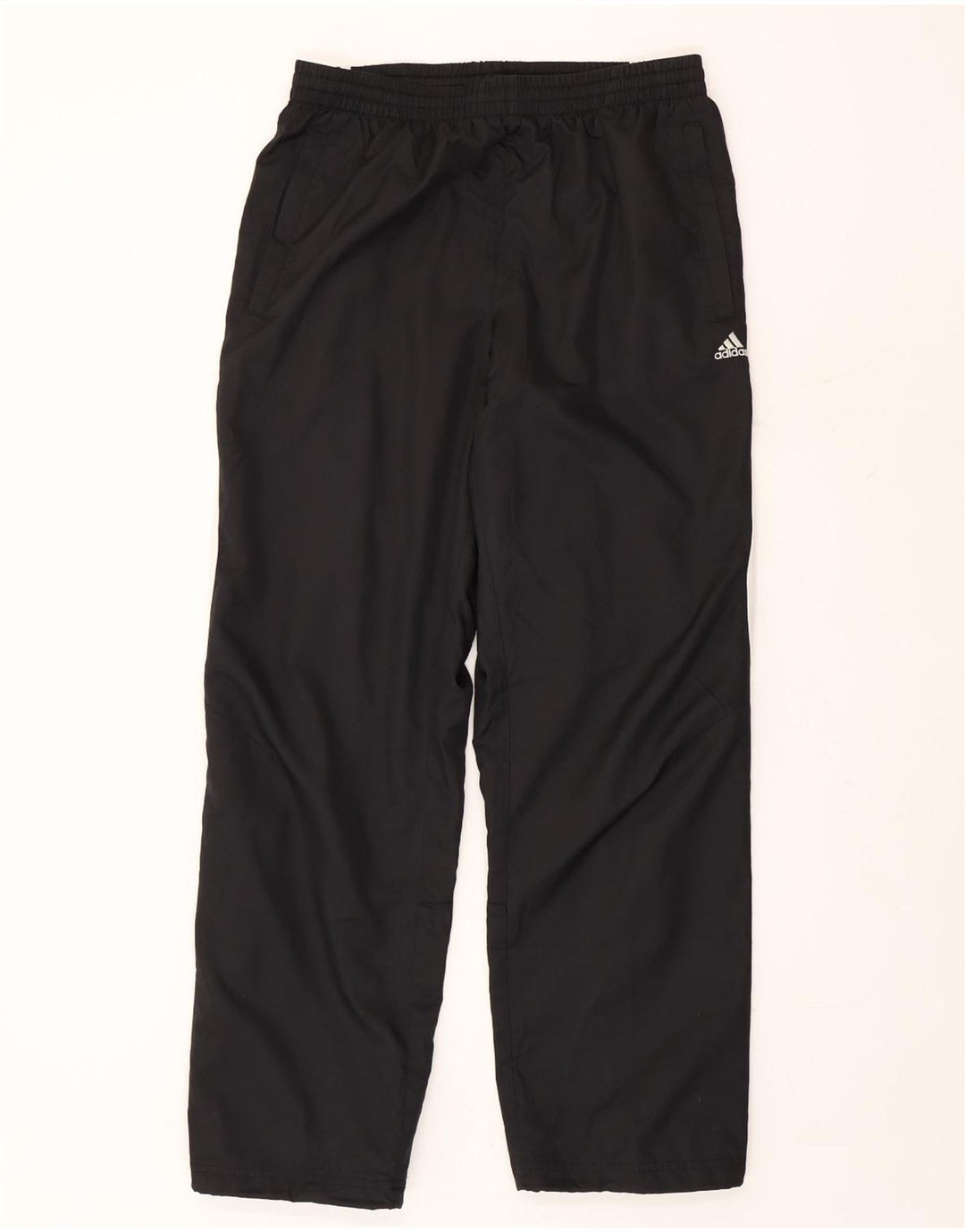Pantaloni de trening Adidas pentru bărbați, poliester mediu negru