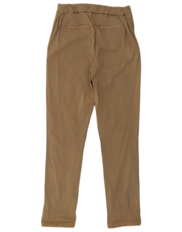 White Stuff Pantaloni chino subțiri pentru femei UK 10 Small W28 L29 Bej Bumbac