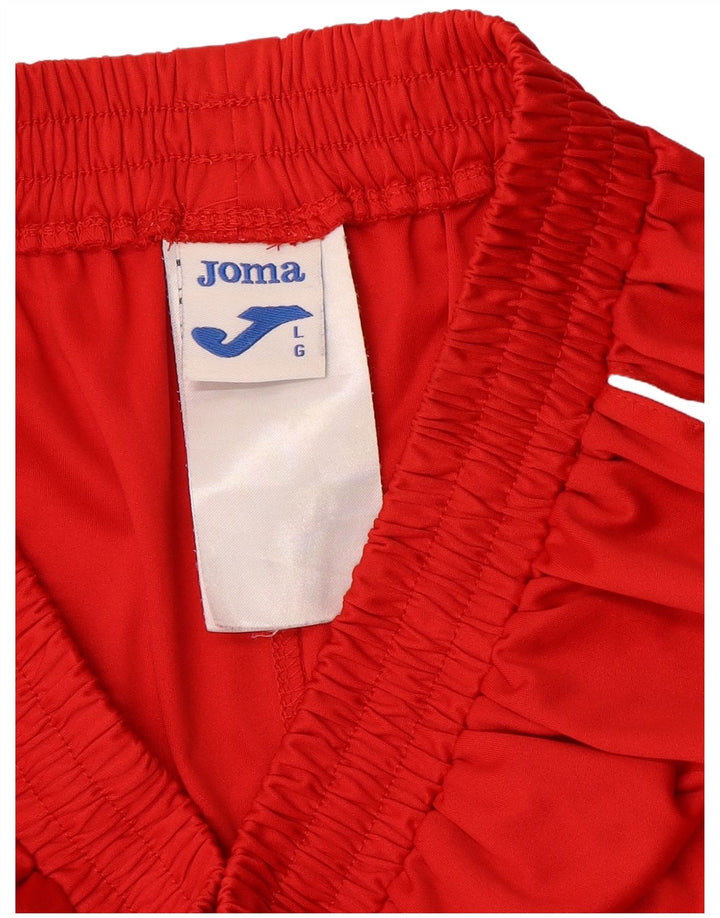 Pantaloni scurți sport pentru bărbați JOMA, roșu, color block