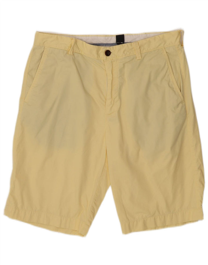 Pantaloni scurți chino pentru bărbați J. Crew W33, bumbac galben mediu