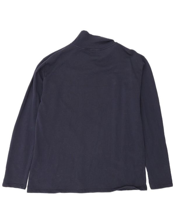 Top grafic pentru bărbați Converse cu mânecă lungă XL, bumbac bleumarin