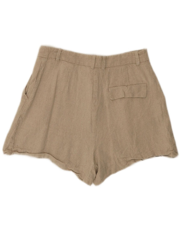 Pantaloni caldi pentru femei cu talie înaltă Zara Medium W28 Bej In