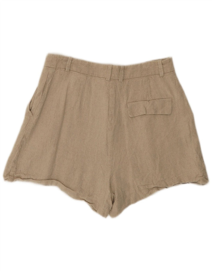 Pantaloni caldi pentru femei cu talie înaltă Zara Medium W28 Bej In