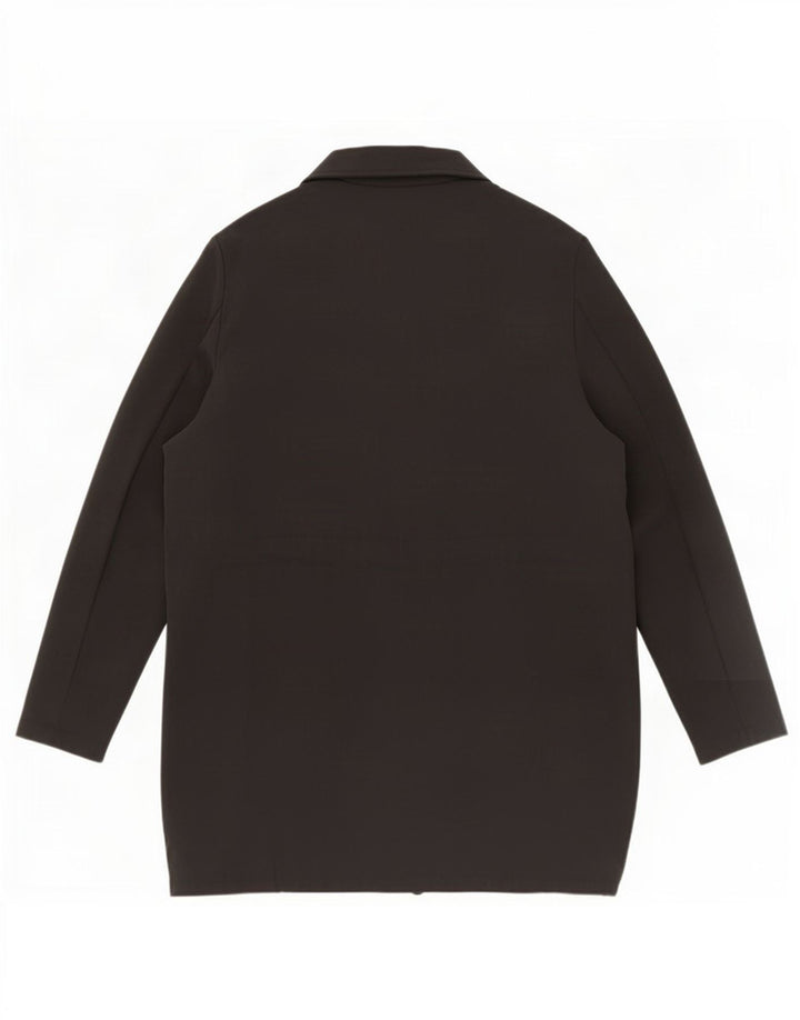 Top cardigan deschis supradimensionat pentru femei Zara UK 6 XS Poliester negru