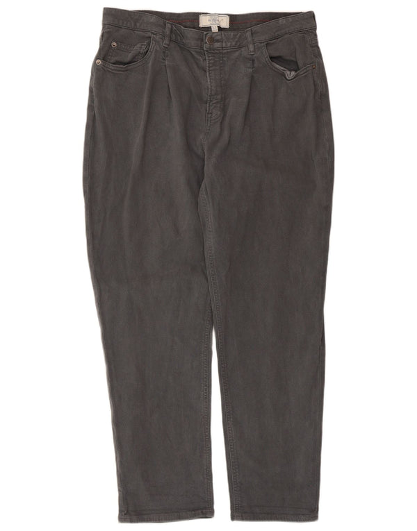 Fat Face Mens Tapered Jeans UK 14 Large W34 L27 Gri Bumbac