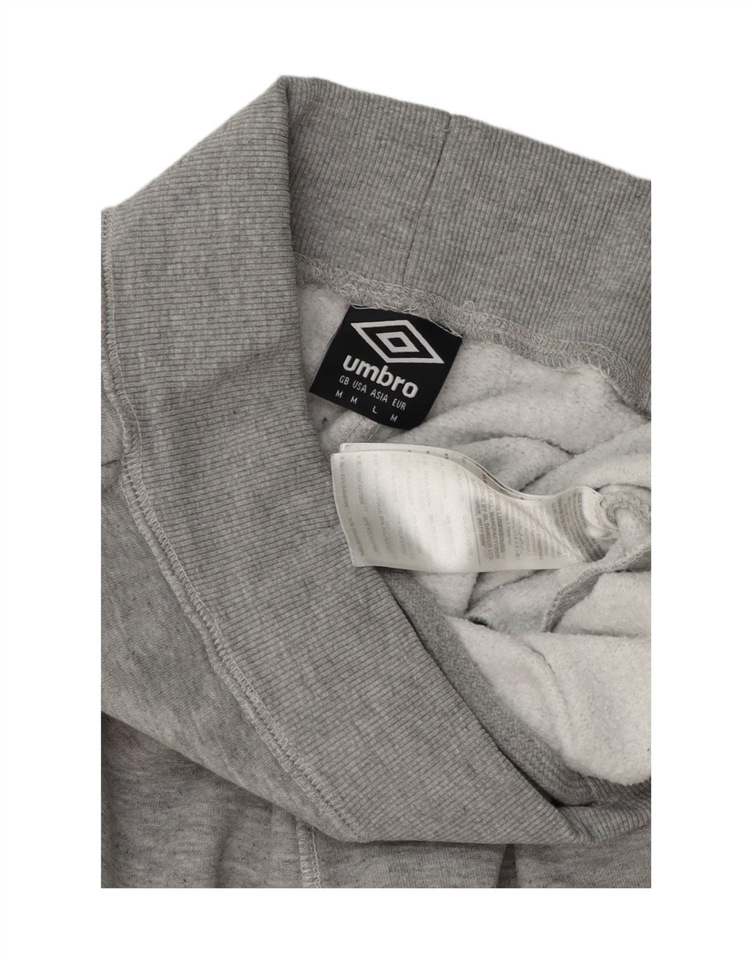 UMBRO Womens Tracksuit Trousers Joggers UK 12 Medium Grey Cotton