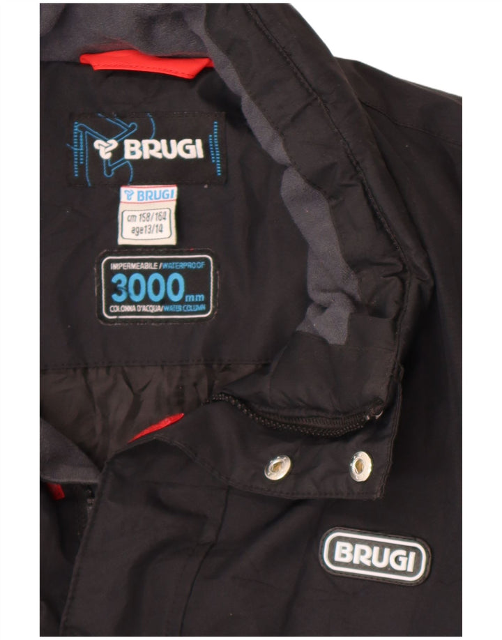 Jachetă BRUGI Băieți Windbreaker 13-14 Ani Negru în dungi