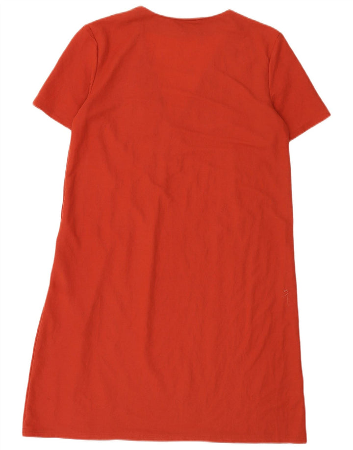 Rochie în formă de A pentru femei Zara UK 14 Viscoză roșie medie