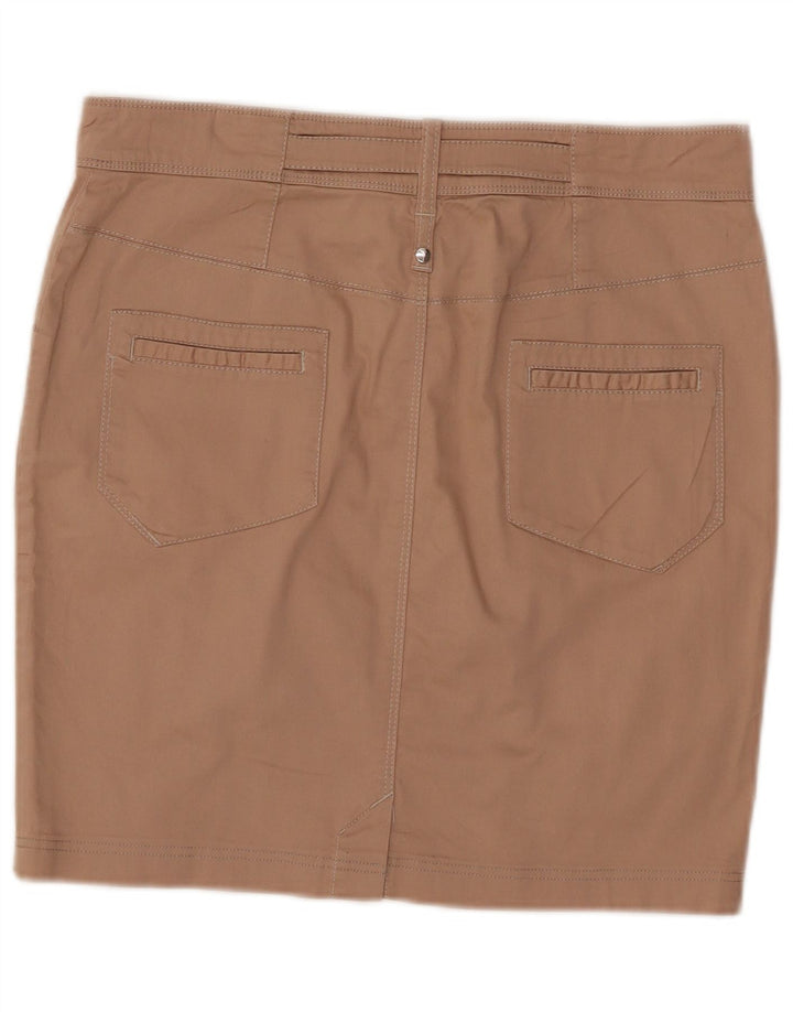 Fusta creion pentru femei Trussardi IT 46 Large W32 Beige Bumbac