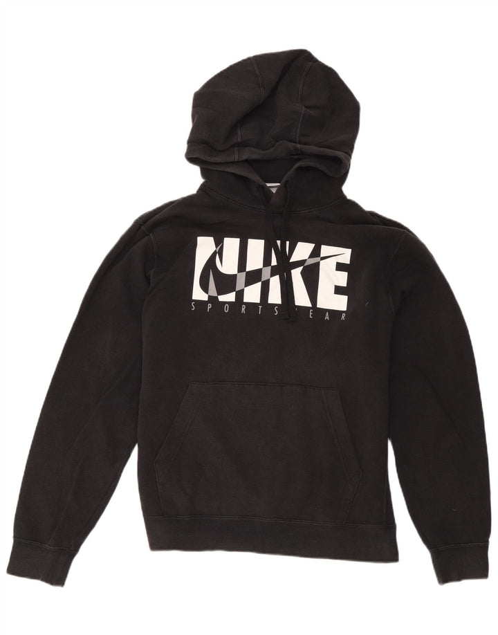 Pulover Nike Grafic pentru bărbați, bumbac mediu negru