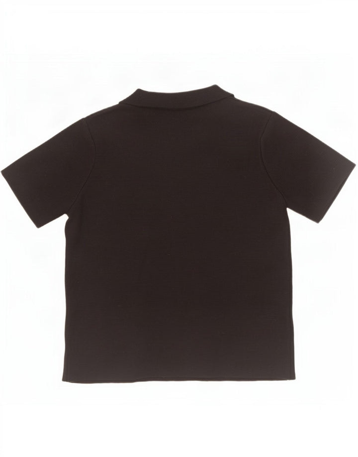 Tricou polo Zara pentru femei UK 10 Small Negru