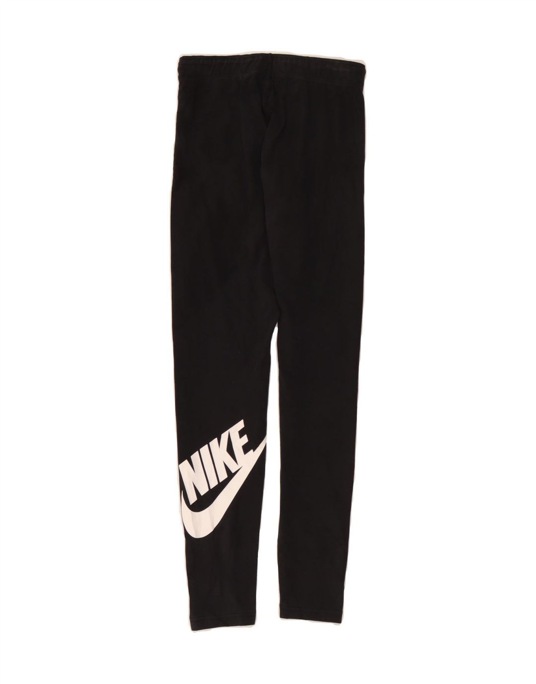 NIKE Womens Graphic Leggings UK 8 Small Black Vintage Nike and Second-Hand Nike from Messina Hembry 