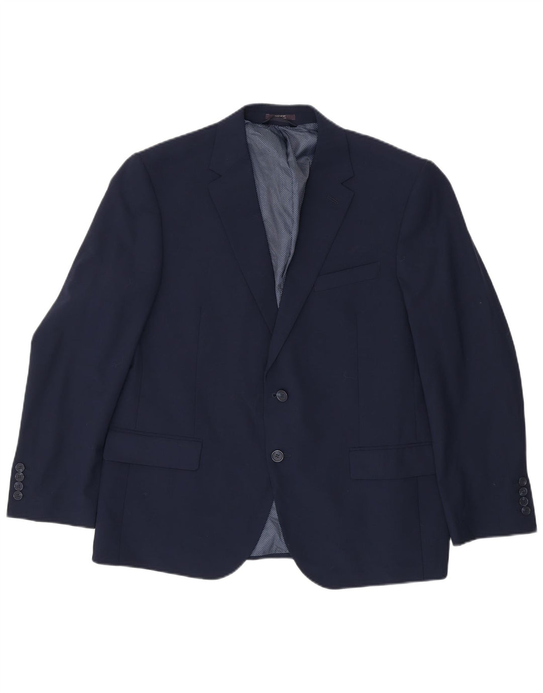 Jachetă pentru bărbați Marks & Spencer, cu 2 nasturi, UK 44 2XL Lână bleumarin