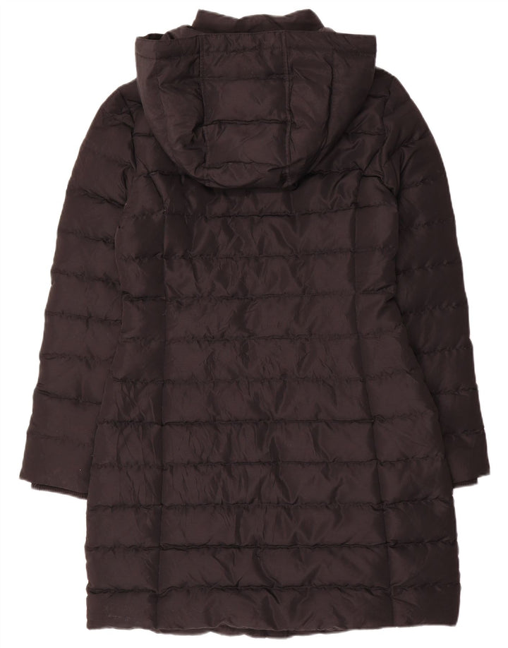 Palton căptușit cu glugă pentru femei Tommy Hilfiger UK 10 Poliester negru mic