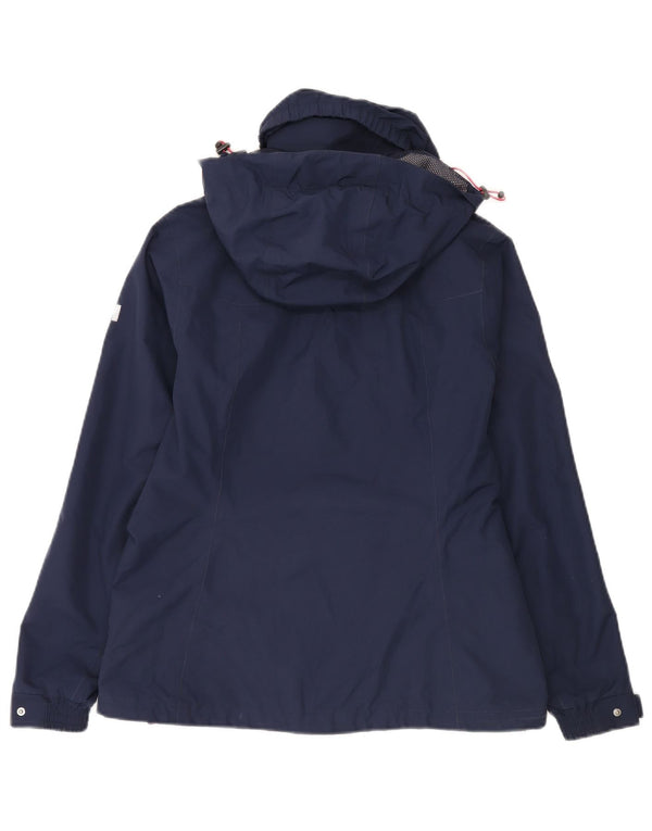 Jachetă de vânt pentru femei Helly Hansen cu glugă, UK 14, bleumarin mediu