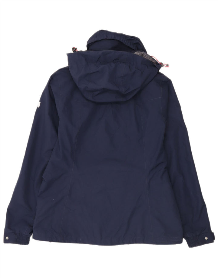 Jachetă de vânt pentru femei Helly Hansen cu glugă, UK 14, bleumarin mediu