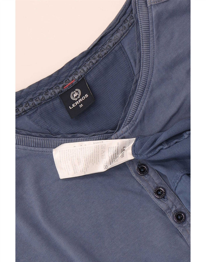 Lerros Tricou Bărbați Top Medium Blue Bumbac