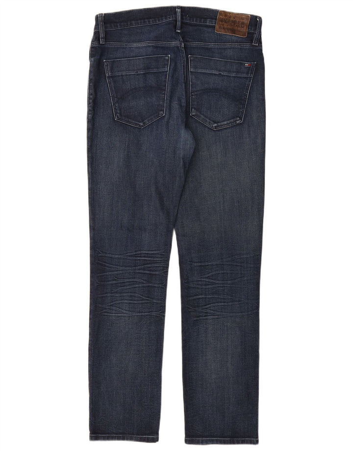 Blugi drepți pentru bărbați Tommy Hilfiger W32 L32 bumbac bleumarin