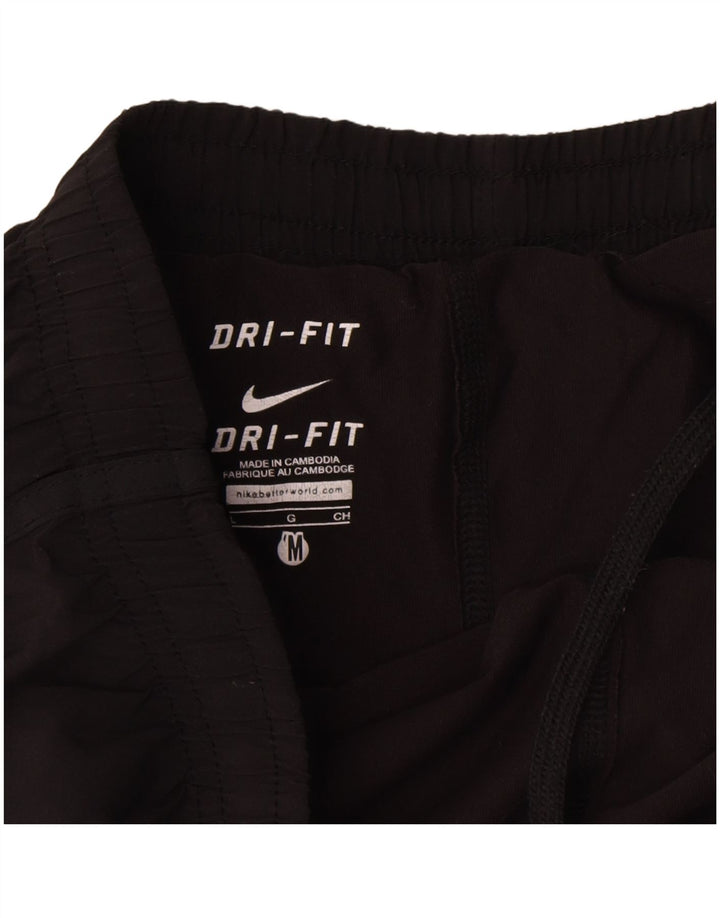 Pantaloni scurți sport Nike Dri Fit pentru femei UK 12 Medium Black