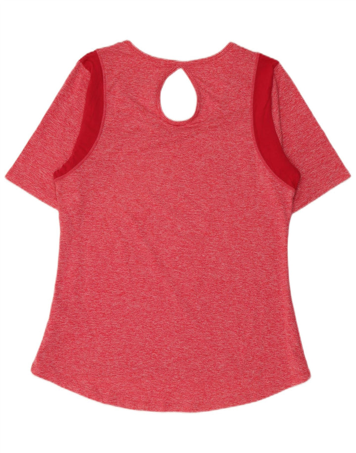 Tricou Fila Femei Top UK 12 Medium Pink Colorblock Poliester
