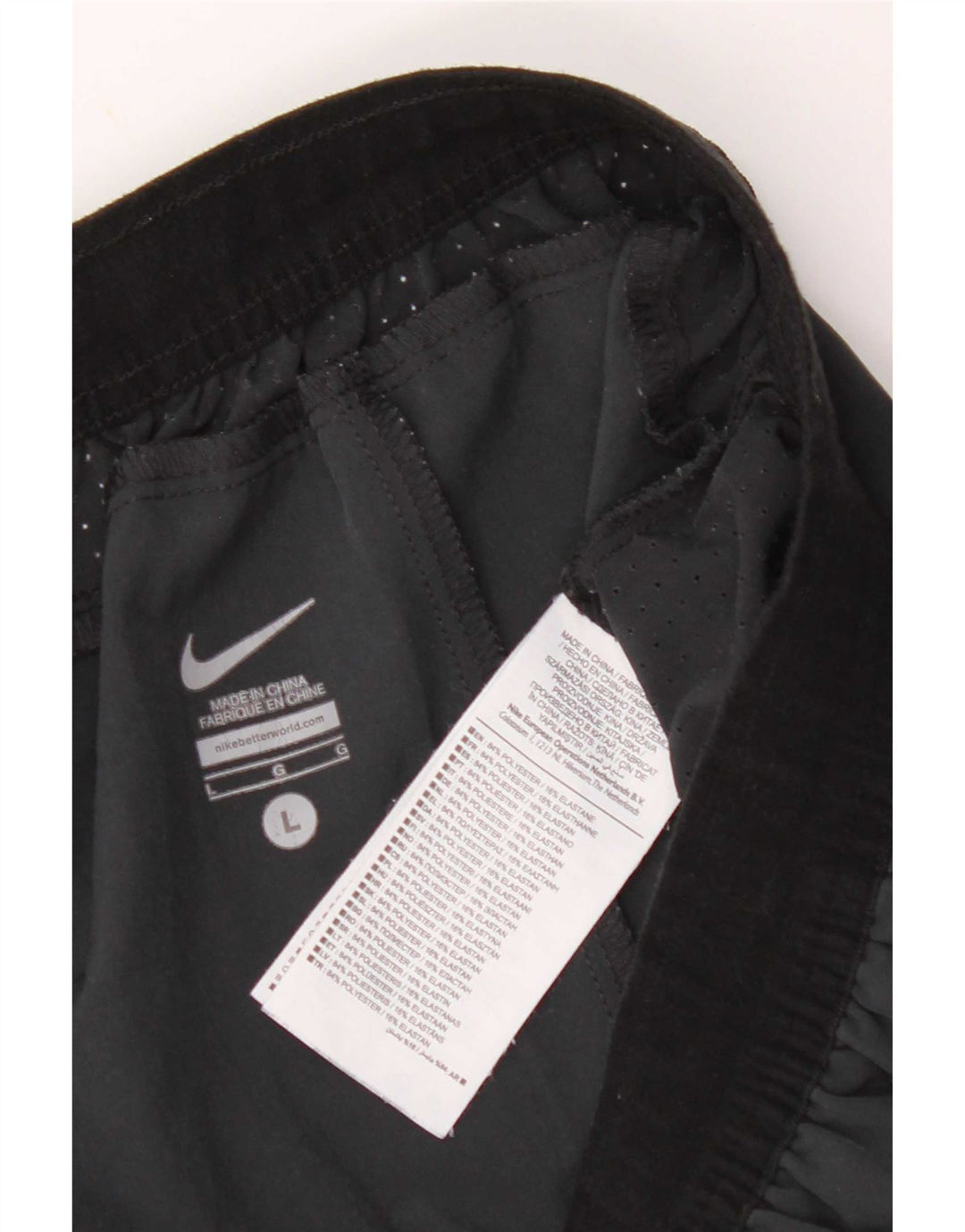 Pantaloni scurți sport Nike pentru bărbați, mari, negru, poliester