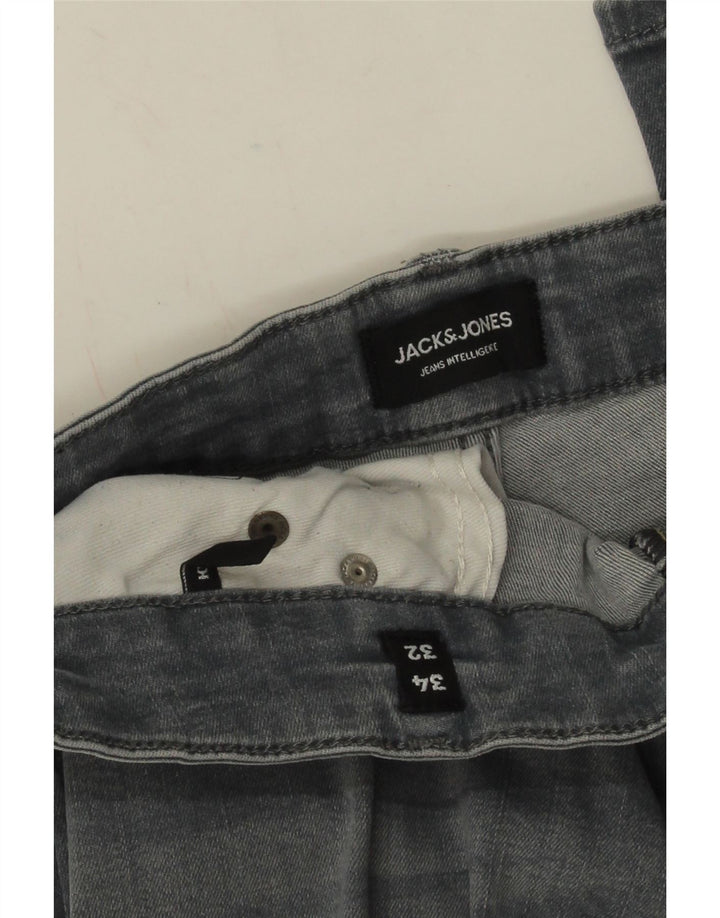 Blugi Jack & Jones GLENN Slim pentru bărbați W34 L32 albaștri