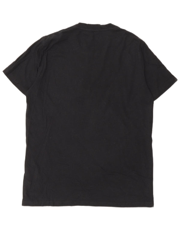 Tricou grafic Converse pentru bărbați Top mic, negru, bumbac