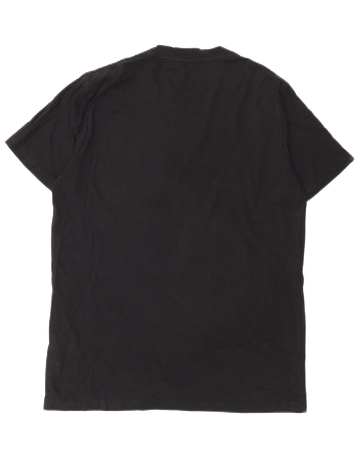 Tricou grafic Converse pentru bărbați Top mic, negru, bumbac